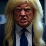 Trump Karen blonde wig