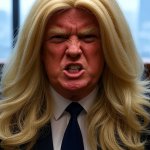 Trump Karen blonde wig