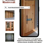 Front Wood Exterior Doors