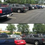 Mazda Miata parking lot