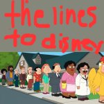 why so long lines | image tagged in family guy on steroids | made w/ Imgflip meme maker