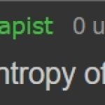you contributed to the entropy of the universe for this