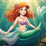 asuka as ariel