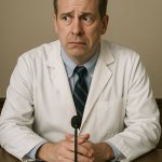 Nervous doctor