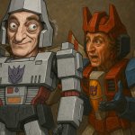 Martin Feldman Megatron and Gene Wilder Starscream