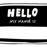 hello my name is GIF Template