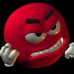 angry red emoji