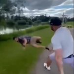 golf fight throw