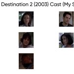 Final Destination 2 (2003) Cast (My Style)