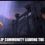 A few seconds before this meme was created, an image with the url a00000 appeared (I sadly missed it) | THE IMGFLIP COMMUNITY LEAVING THE NUMBERS | image tagged in gifs,a | made w/ Imgflip video-to-gif maker