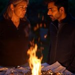 Pam Bondi and Kash Patel burning Epstein records paperwork