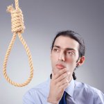 Guy thinking at noose