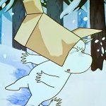 Moomin getting twatted by a box