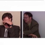 the office dwight stressed