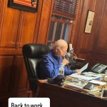Joe Biden back to work