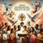 Gal 5:1-10, whether CONVERTS made righteous by ANY religious wor