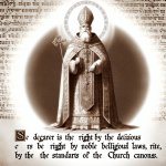 YOU who ARE DECLARED RIGHT by religious laws, rites, church cann