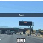 Don't meme