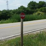 small stop sign