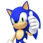 sonic thumbs up