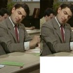Mr Bean Copying x3