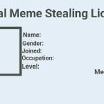 Official Meme stealing license