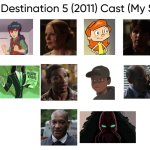 Final Destination 5 (2011) Cast (My Style) | image tagged in final destination 5 2011 cast my style,meme,memes,spoof cast,final destination 5,characters | made w/ Imgflip meme maker