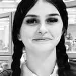Wednesday Addams Cosplay Tribute GIF Template