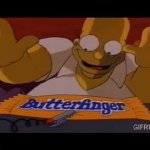 Homer simpson Butterfinger GIF Template