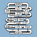 HEBREW to ENGLISH vs HEBREW to GREEK to LATIN to ENGLISH