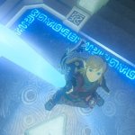 Link putting the master sword in the air meme