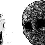 Babe screaming at withered wojak