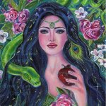 snake women apple