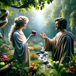 snake women apple garden of eden apple fruit