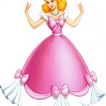 Cinderella in her Pink Ballgown