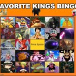 favorite kings bingo | LITTLE MERMAID'S FATHER | image tagged in favorite kings bingo,royals,anime,movies,videogames,media | made w/ Imgflip meme maker