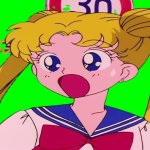 sailor moon green