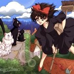kiki flying