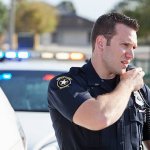 police officer radio call