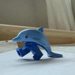 Dolphin with Lego Feet