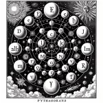 Pythagorean ESOTERIC LORE associated each vowel with A CELESTIAL