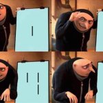 . | |; |⠀|; |⠀|
⠀ |; / __ | image tagged in memes,gru's plan,loss | made w/ Imgflip meme maker