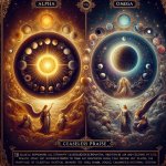 Alpha and Omega as “the ceaseless praise” of celestial harmonies