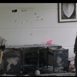 Demolition house scene
