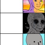 Positive Negative Nuetral Wojack Meme