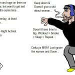 virgin incel vs chad doomer
