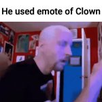 Emote of clown GIF Template