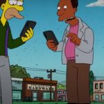 Lenny and Carl On Their Phones