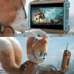 Tails plays Titanfall 2 | image tagged in tails computer | made w/ Imgflip meme maker