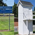 Two story outhouse
